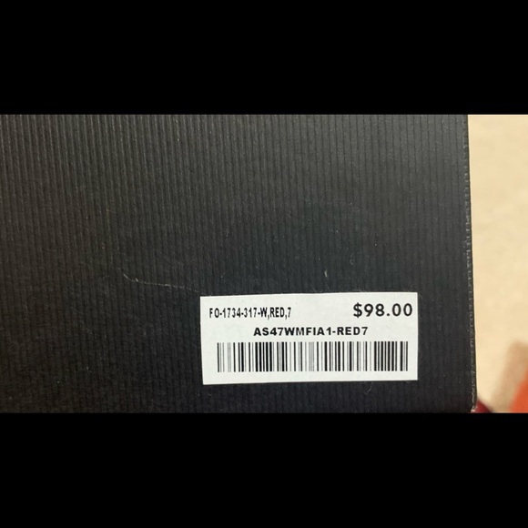 OAK+FORT Heel, size 7, orange red - Picture 3 of 3